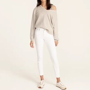 JCrew Toothpick Jeans in White